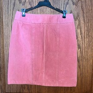Ann Taylor Pink corduroy Pencil Skirt